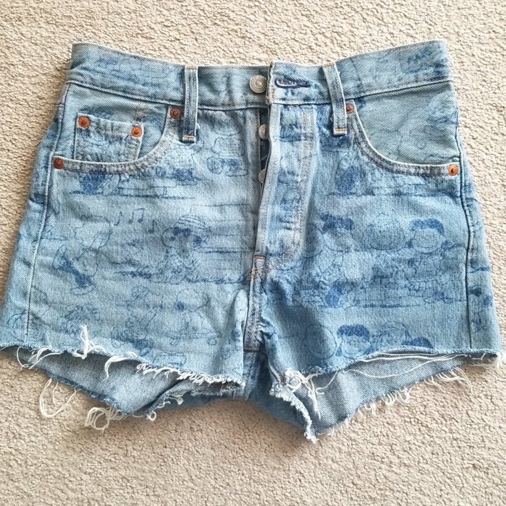 Levi's 501 peanut shorts